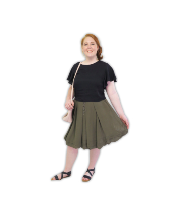 Kate Sylvester Khaki Skirt