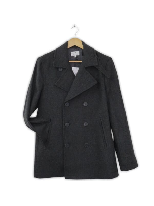 Double Breasted Southcape Wool Coat