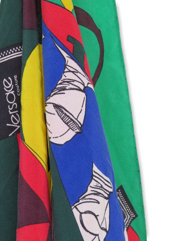 Colourful Versace Retro Silk Scarf