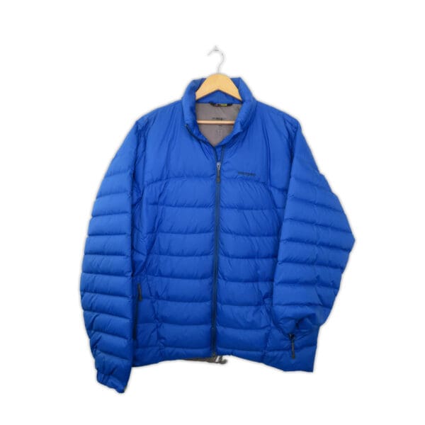 Blue puffer jacket large