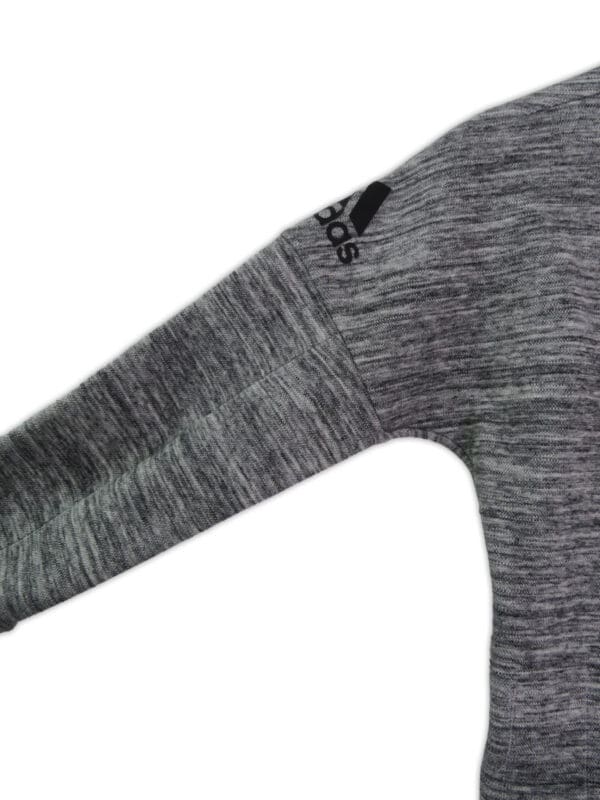 kids grey adidas jumper with hoody