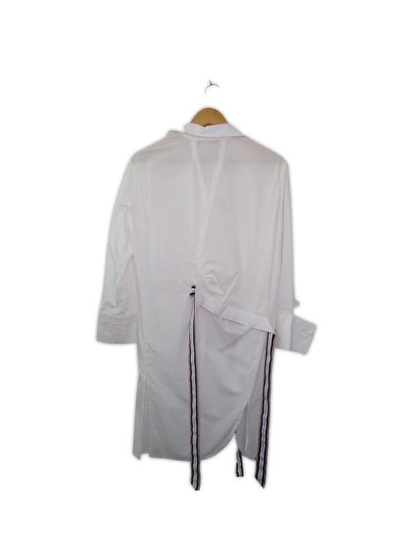 classic white shirt asymmetric design