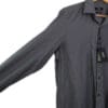 Diesel cotton button up shirt with stand fall collar