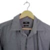 Diesel cotton button up shirt with stand fall collar