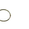 gold rounded bangle, hinge close