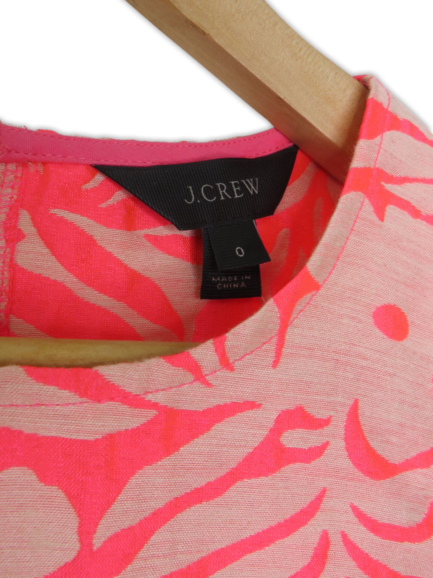 Fluorescent pink tank with rounded neck