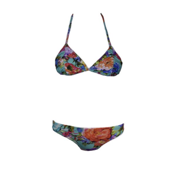 Summer essential, vibrant bikini