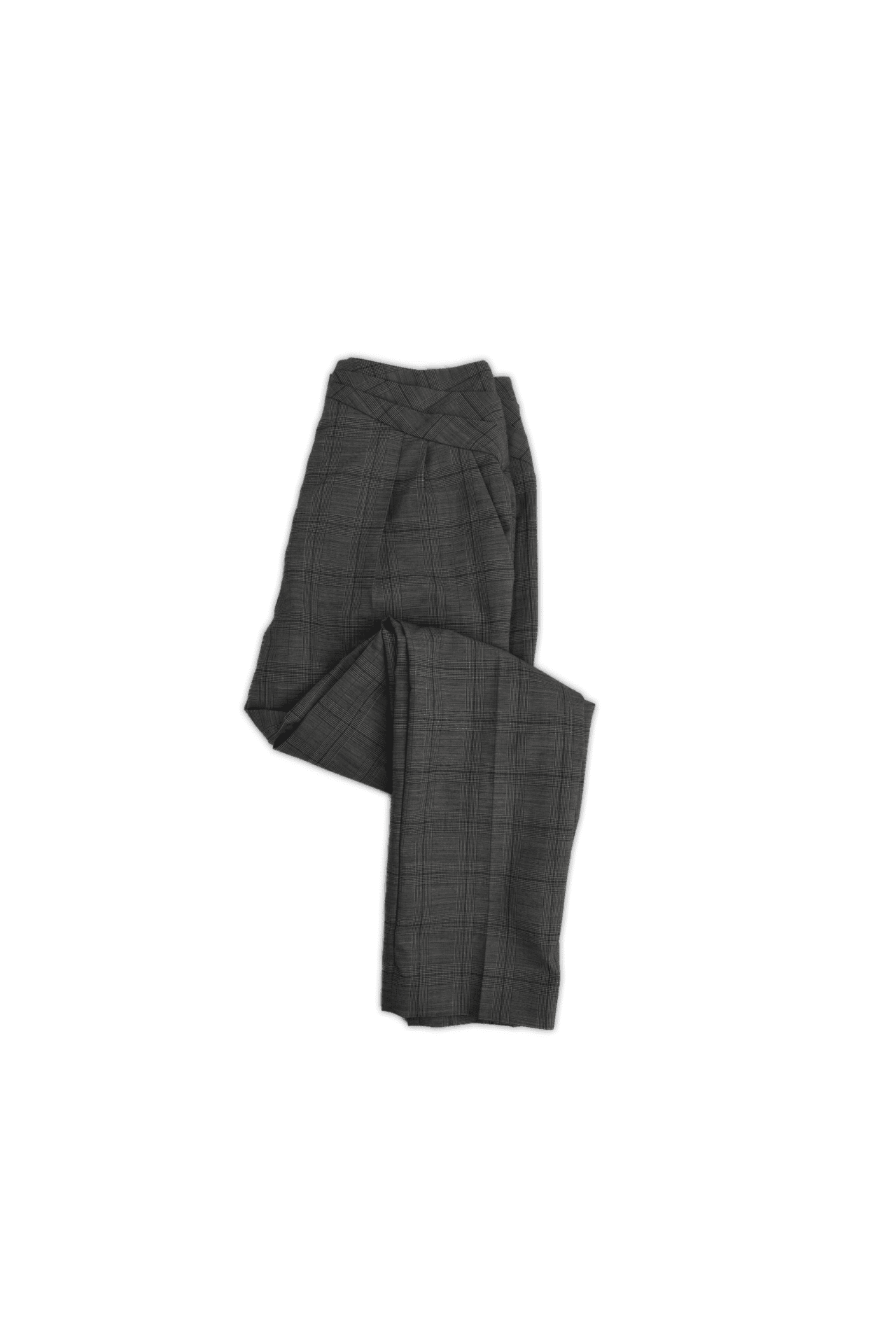 XS, Grey, Designed to sit at the waist, these endlessly soft wool pants offer a tapered leg style that descend to ankle length featuring a classic fly front closure, pleats at the front of the waist, angled pockets at the hip, and welt pockets at the back