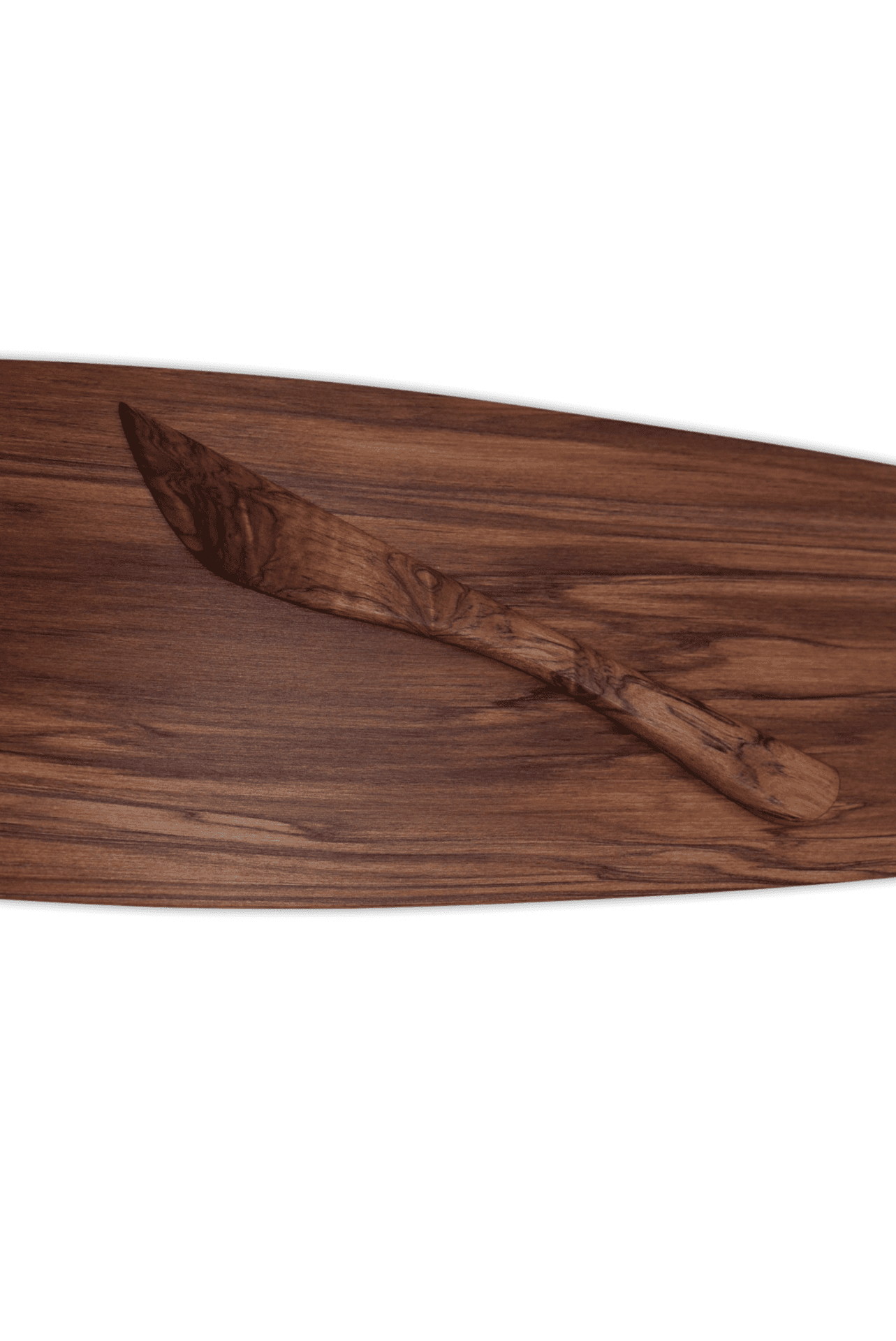 Utensil and board designed and handcrafted by Marc, Jane, and Chris on the West Coast of the South Island, New Zealand. Timber is sourced from recycled waste, ancient buried logs or sustainably managed timber.