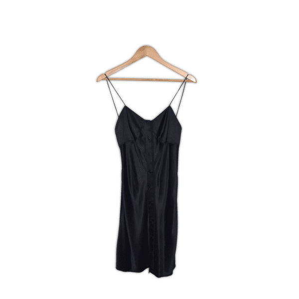The slip dress is here to stay, but who says it needs to be basic? The Lois Dress by Rag & Bone is far from it. The slinky silk feel is familiar, but grosgrain lined buttons add an air of modernity to the style. XS US 4 black