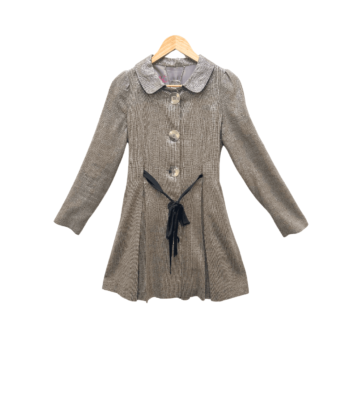 Gold Button Down Coat By Alannah Hill