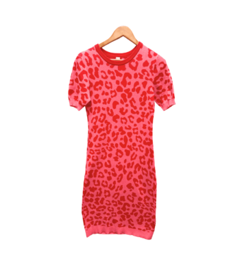Leopard Print Knit Dress By Kate Sylvester