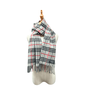 Checked Scarf By Burberry