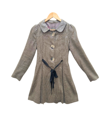 Gold Button Down Coat By Alannah Hill
